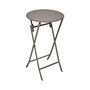 Voir la diapositive 1 : HESPERIDE Table de jardin ronde Greensboro Ø 60 cm 2 places Café - Hespéride