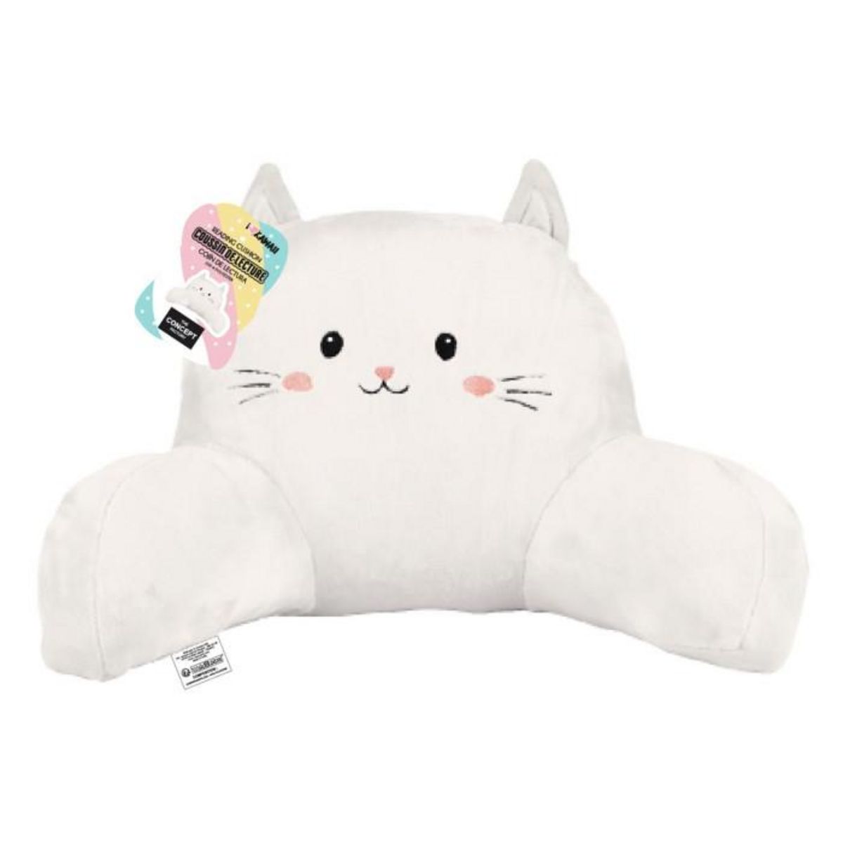 Paris Prix Coussin de Lecture  Kawaii  70cm Crème