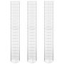 Voir la diapositive 2 : VIDAXL Lit sureleve a gabion circulaire 3pcs Acier galvanise Ø30x200cm