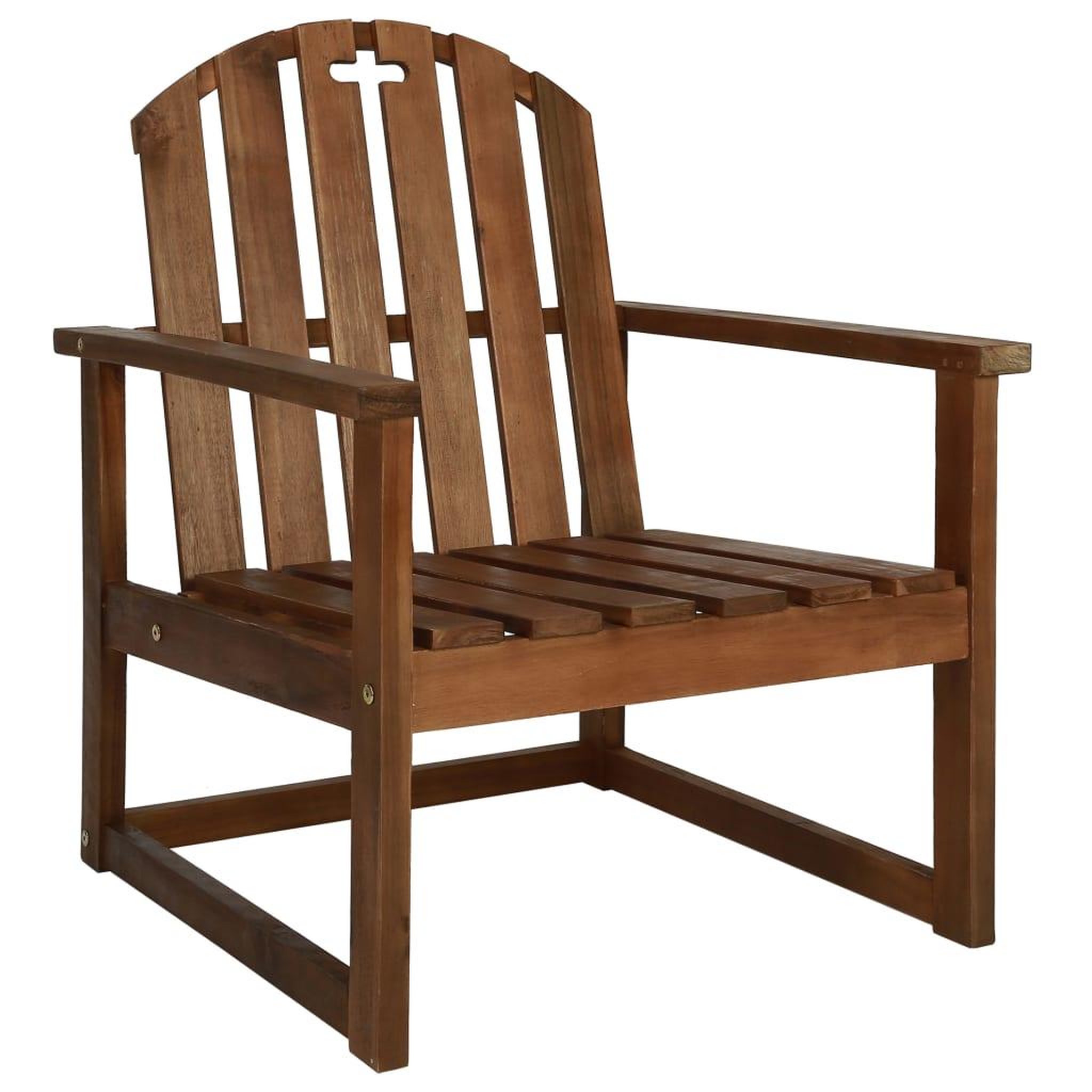 Voir la diapositive 2 : VIDAXL Chaises de jardin lot de 2 Bois d'acacia solide
