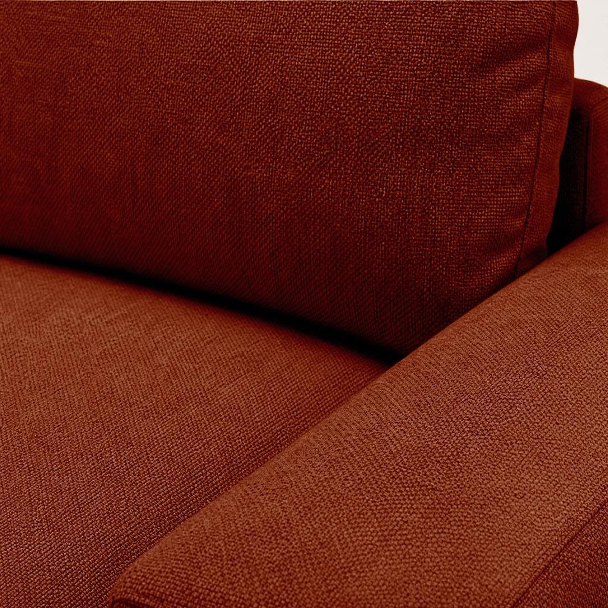 Voir la diapositive 6 : BEST MOBILIER Tama - canapé d'angle droit 4 places convertible avec coffre en tissu