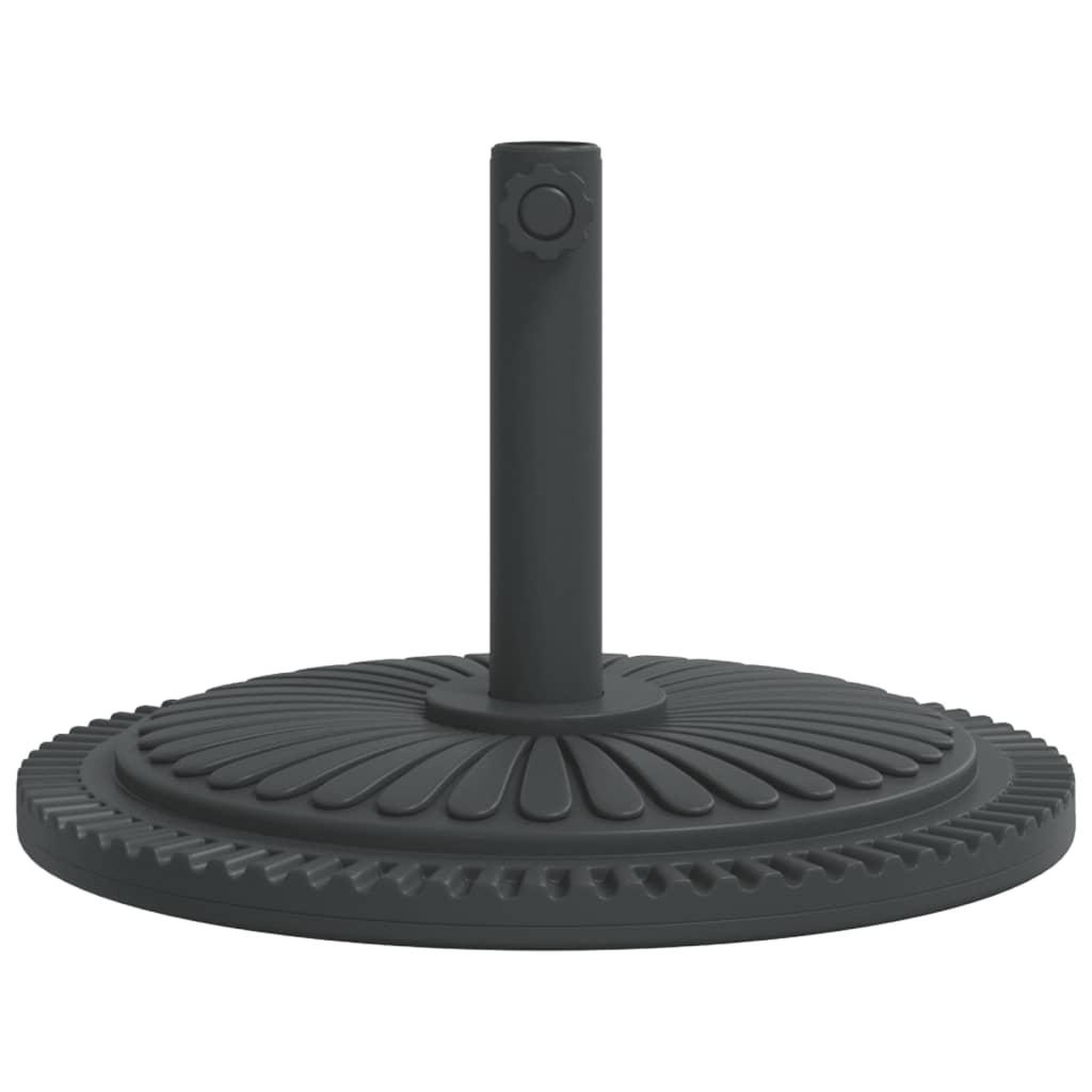 Voir la diapositive 4 : VIDAXL Base de parasol pour mats Ø38 / 48 mm 12 kg rond