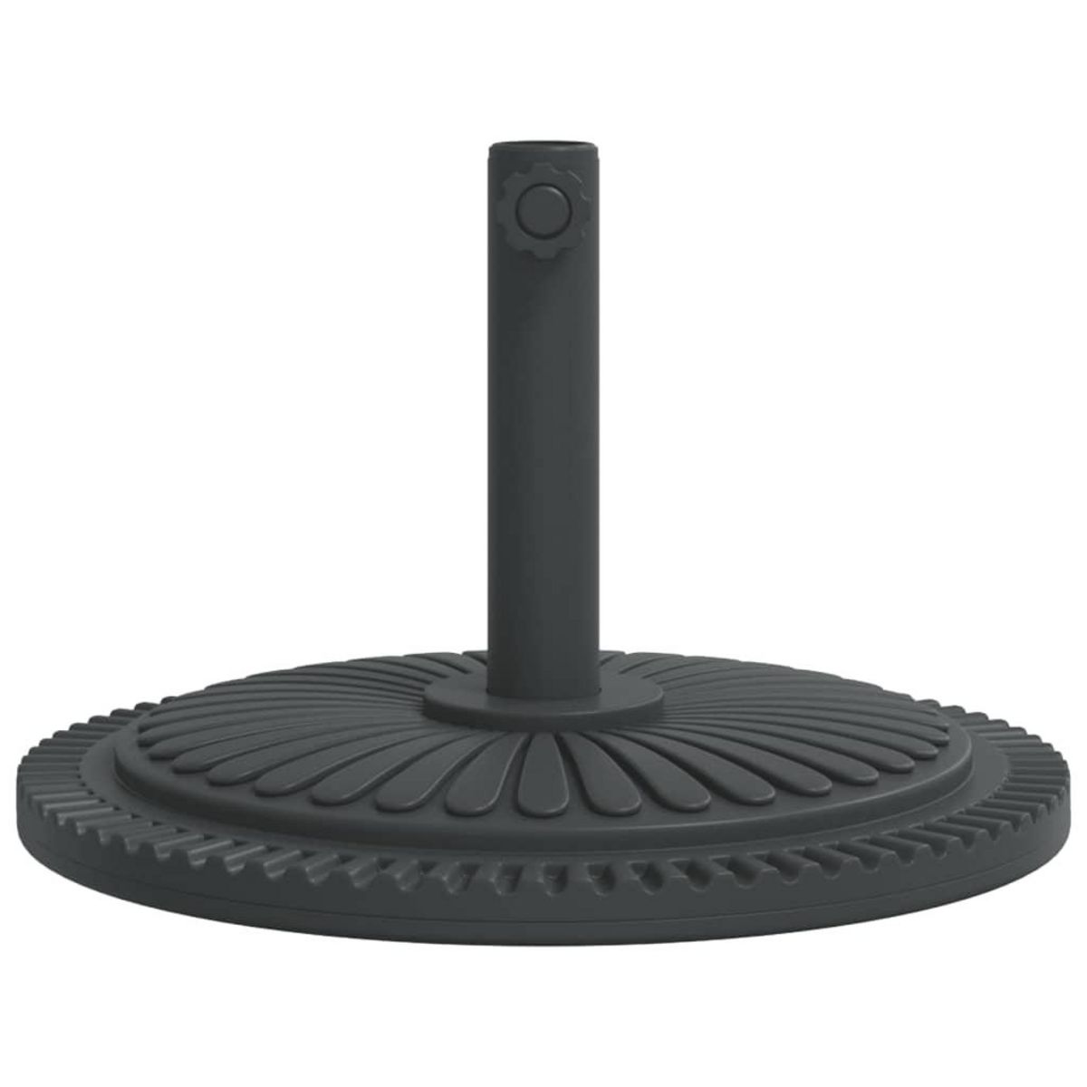 VIDAXL Base de parasol pour mats Ø38 / 48 mm 12 kg rond