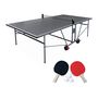 Voir la diapositive 1 : SWEEEK Table de ping pong INDOOR, avec 2 raquettes et 3 balles, utilisation intérieure