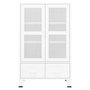 Voir la diapositive 3 : VIDAXL Coffre de rangement industriel Blanc 70x40x115 cm Metal