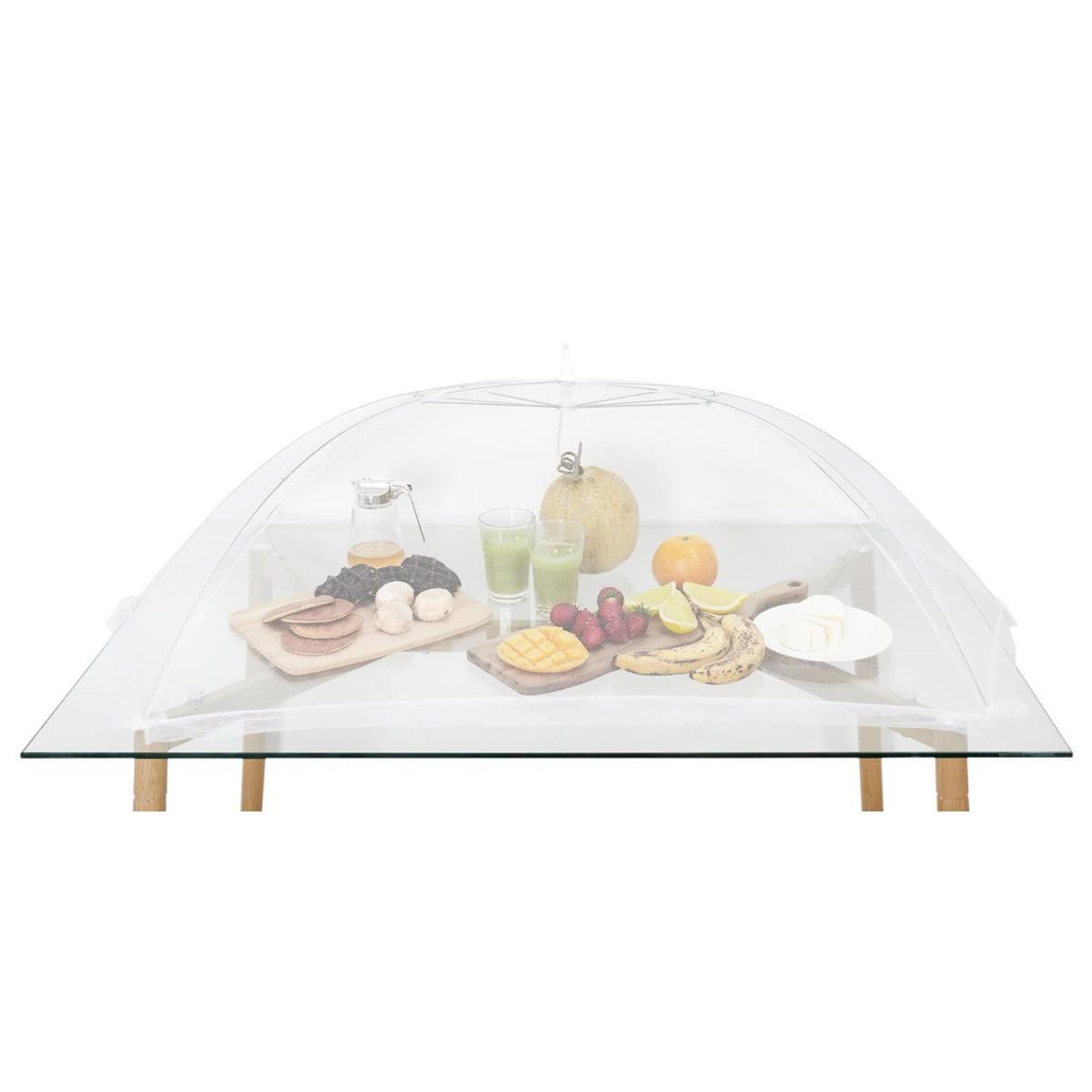 Voir la diapositive 6 : COOK CONCEPT Cloche alimentaire  pliante  120cm blanc