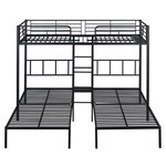 MERAX Lit superposé 90x200cm. Coloris disponibles : Blanc