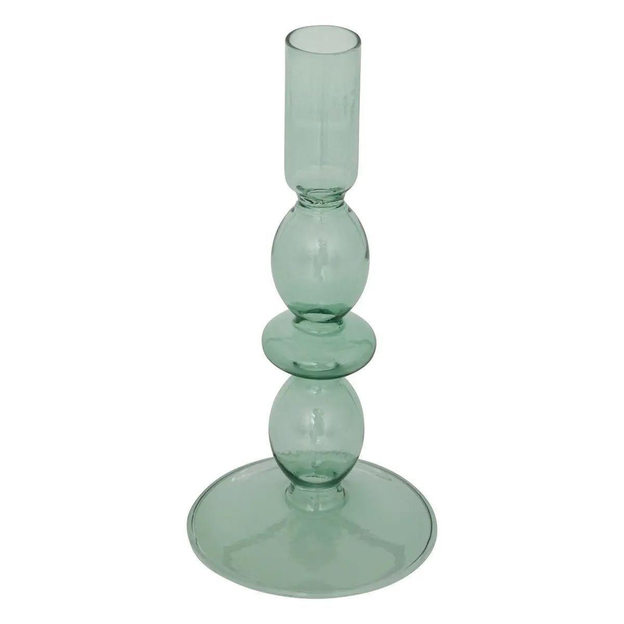 ATMOSPHERA Chandelier en verre design  bulles  19cm vert