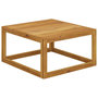 Voir la diapositive 1 : VIDAXL Table basse 68x68x29 cm Bois d'acacia solide