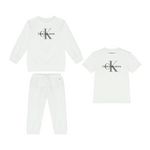 CALVIN KLEIN JEANS Ensemble de Survêtement  Garçon Calvin Klein Jeans Starter Gif. Coloris disponibles : Blanc