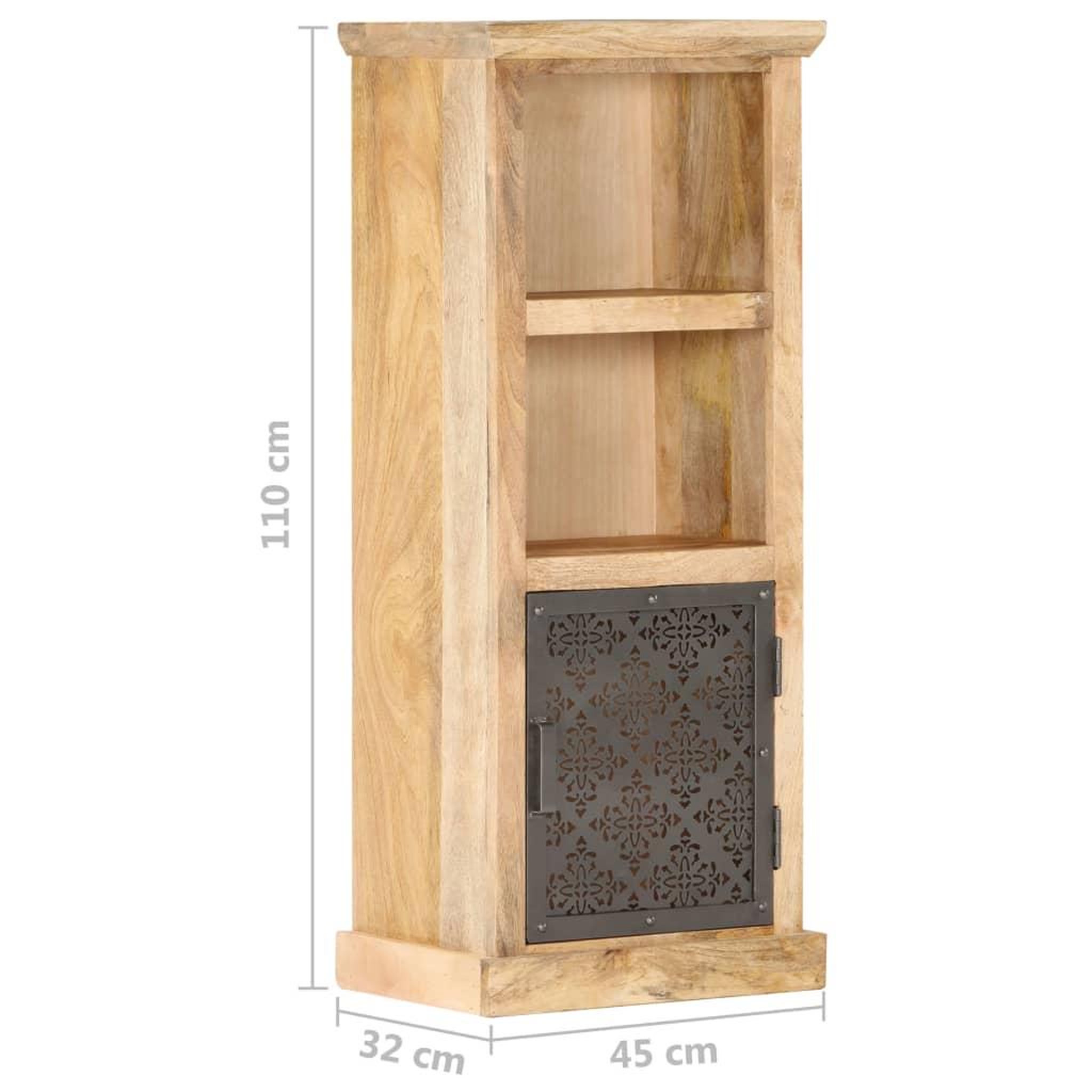 Voir la diapositive 6 : VIDAXL Buffet avec porte 45x32x110 cm Bois de manguier solide