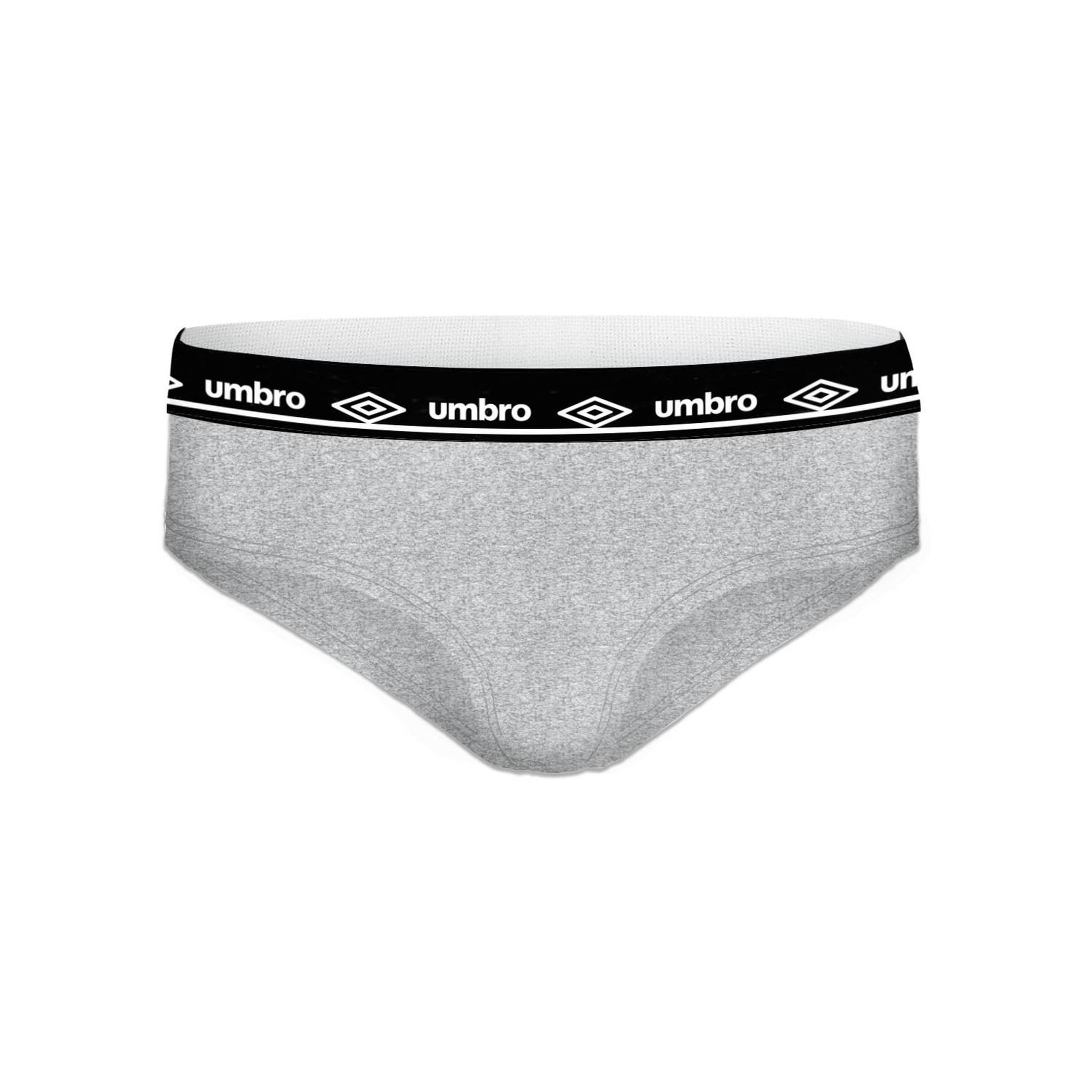 Voir la diapositive 3 : UMBRO Lot de 3 culottes femme en coton Umbro ceinture Noire