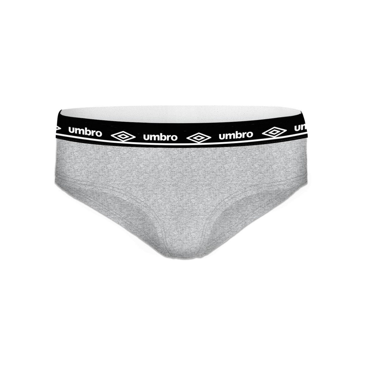 UMBRO Lot de 3 culottes femme en coton Umbro ceinture Noire