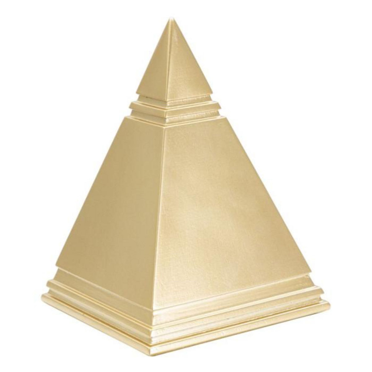 Paris Prix Pyramide Déco en Résine  Ellios  15cm Or