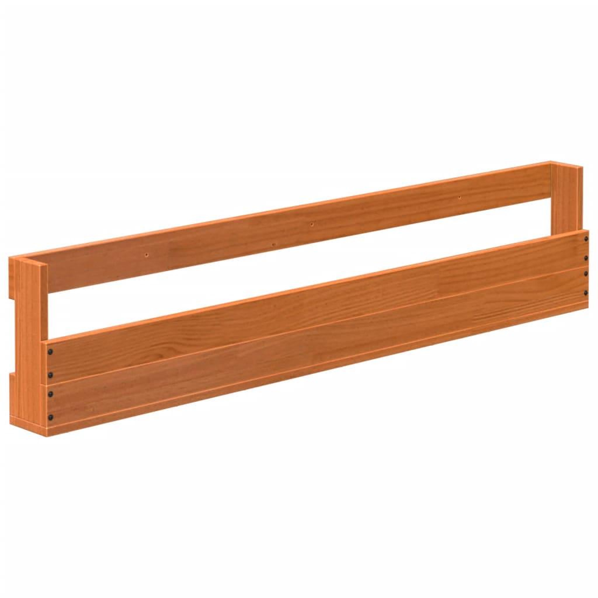 Voir la diapositive 5 : VIDAXL Etageres a chaussures murales 2 pcs cire marron 110x8,5x23,5 cm
