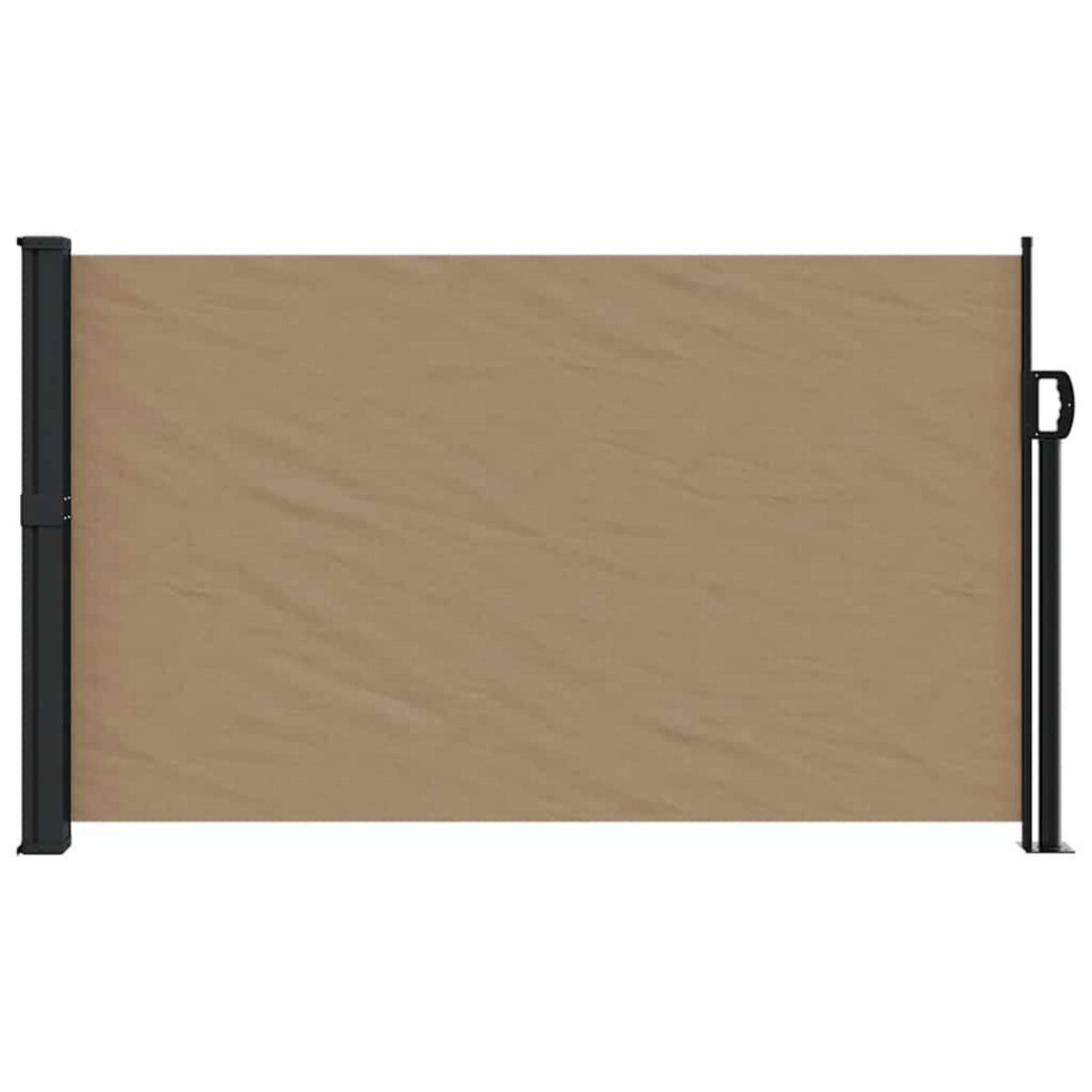 VIDAXL Auvent lateral retractable taupe 120x600 cm