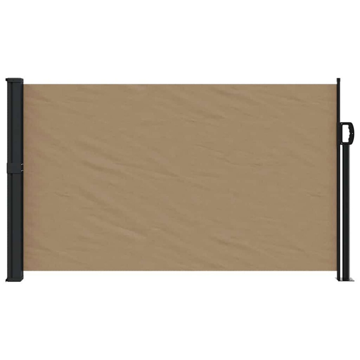 VIDAXL Auvent lateral retractable taupe 120x600 cm