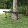 Voir la diapositive 1 : VIDAXL Banc tour d arbre 113 cm Noir Acier
