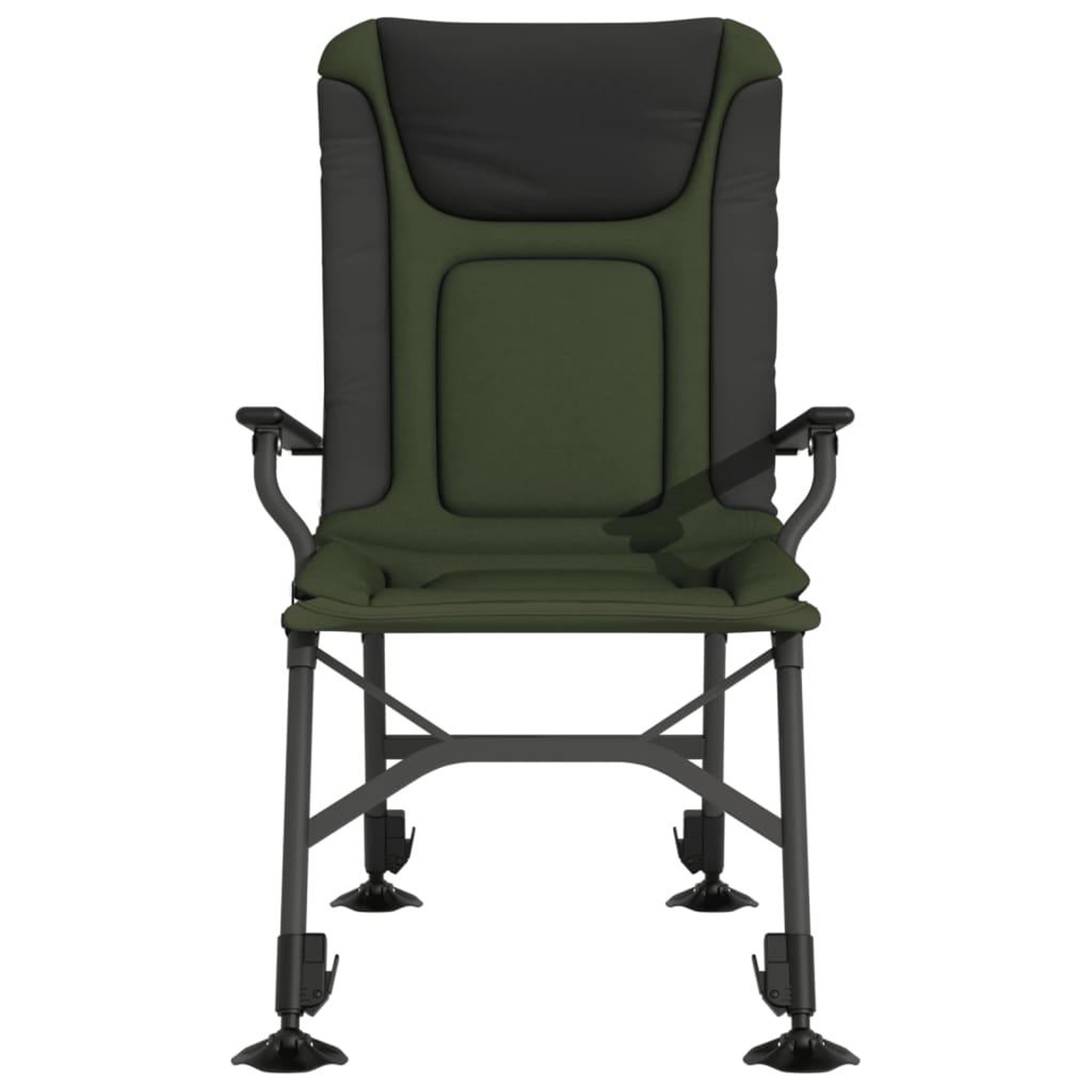 Voir la diapositive 3 : VIDAXL Chaise de peche avec accoudoir pliable vert