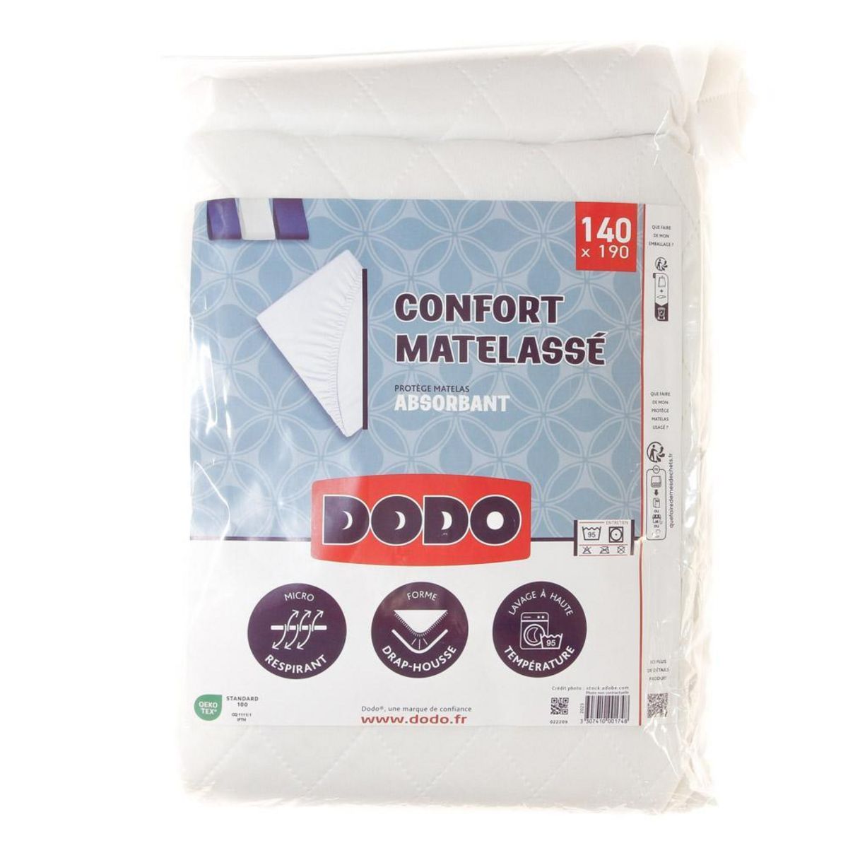 DODO Protège Matelas Absorbant  Dodo 140x90cm