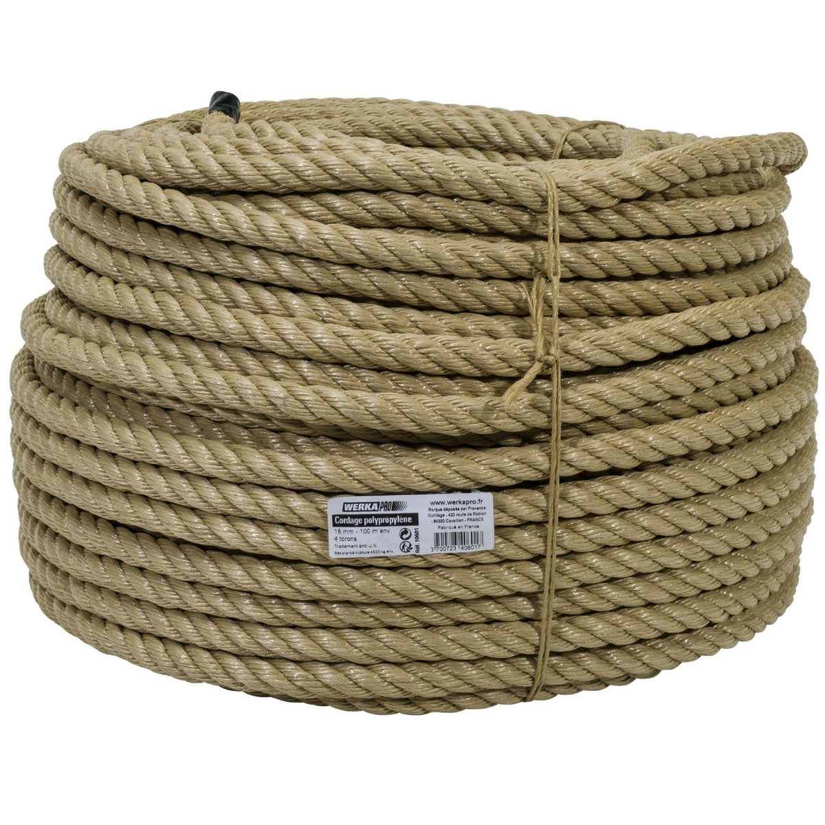 WERKAPRO Corde polypropylène WERKA PRO  Ø18mm x 100m