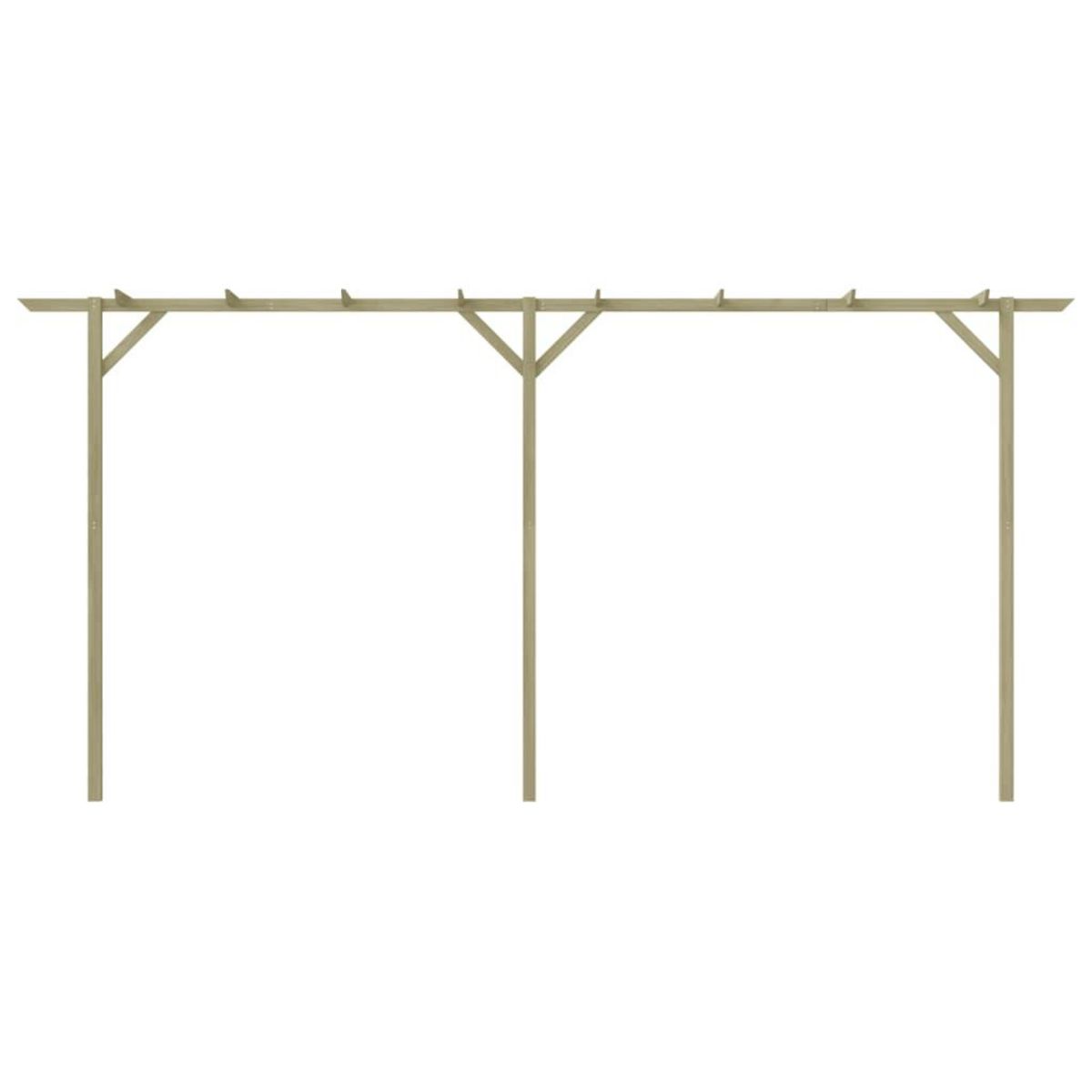 VIDAXL Pergola de jardin 410 x 40 x 203 cm Bois