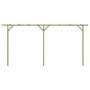 Voir la diapositive 2 : VIDAXL Pergola de jardin 410 x 40 x 203 cm Bois