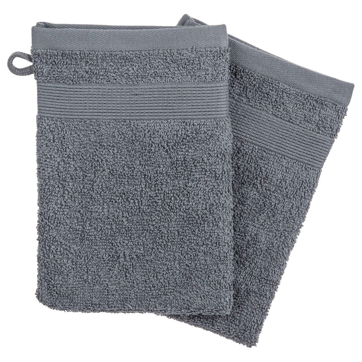 ATMOSPHERA 2 Gants de toilette - 15 x 21 cm