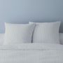Voir la diapositive 2 : Dourev Housse de couette 240x220 STRIPES BLANC + 2 taies coton 78 fils