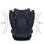 Voir la diapositive 6 : CYBEX Siege Auto  CBX by CYBEX SOLUTION B I-FIX 3 a 12 ans - Groupe 2/3 - 100 a 150 cm Blue | blue