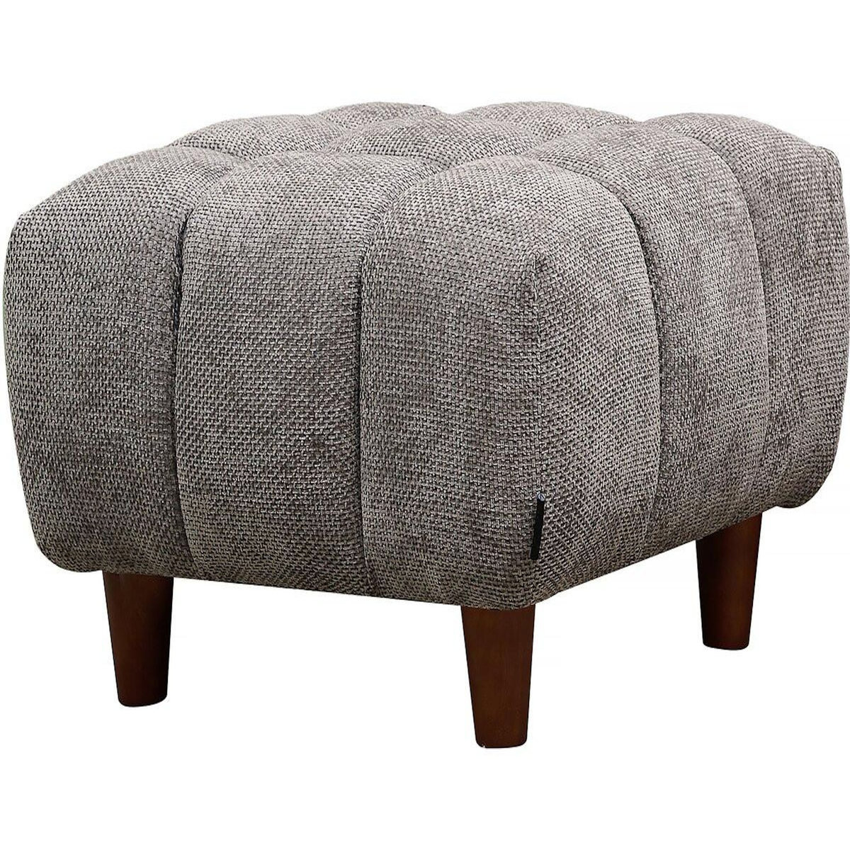 Habitat et Jardin Ottoman pour canapé droit  Matignon  - 70 x 70 x 46 cm - Gris
