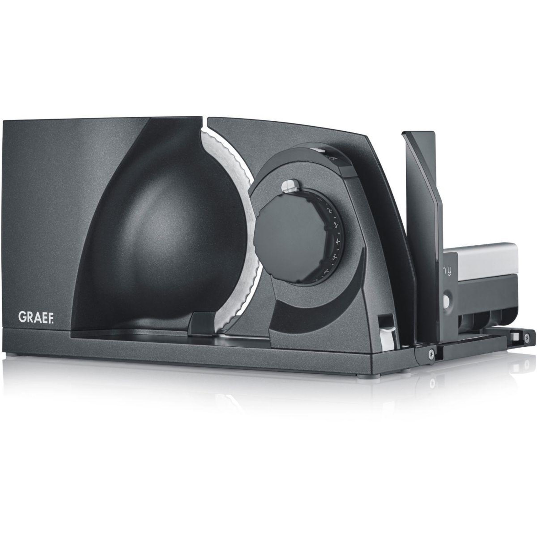 graef Trancheuse électrique pliable noir MT1106FR