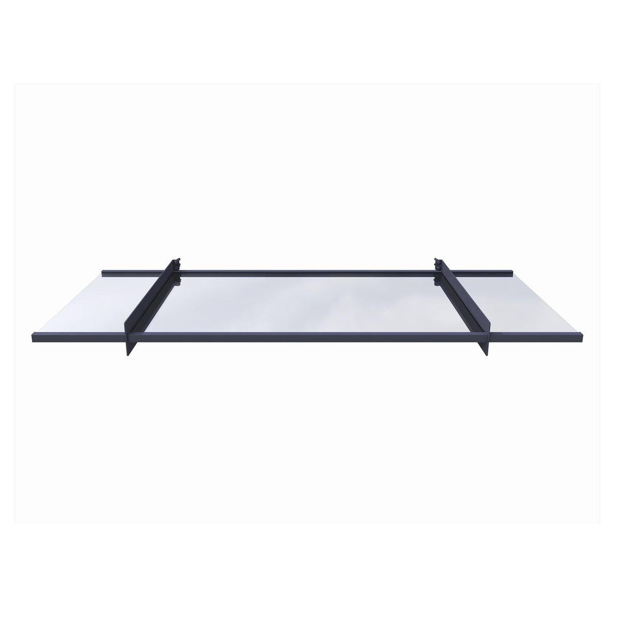 Voir la diapositive 4 : Canopia by PALRAM Marquise - Anthracite - 94x250-5cm - NANCY 2050