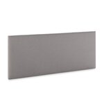 VS VENTA-STOCK Tête de lit Aura recouverte de tissu Gris Clair 150x60 cm