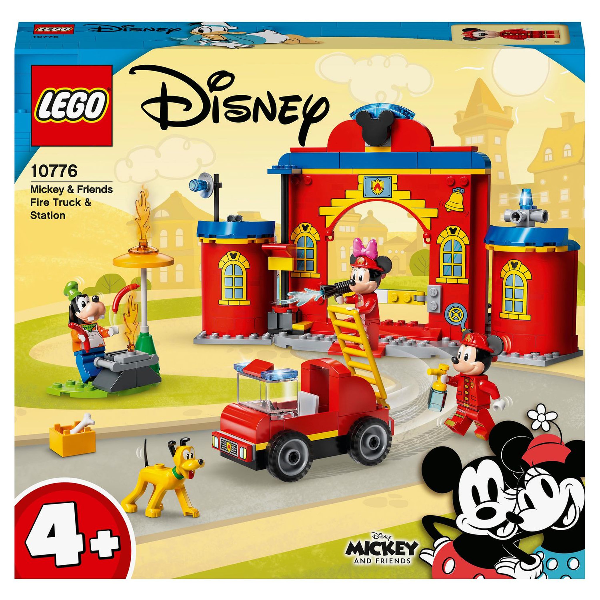 Voir la diapositive 1 : LEGO Disney 10776 - La caserne et le camion de pompiers de Mickey et ses amis