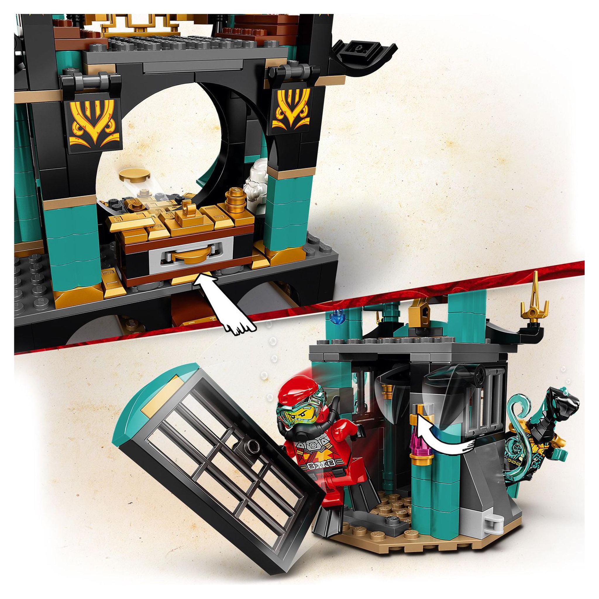 Voir la diapositive 4 : LEGO NINJAGO 71755 - Le temple de la Mer sans fin dès 9 ans