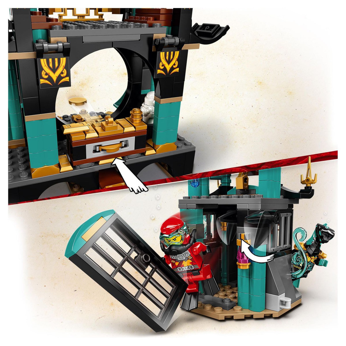 LEGO NINJAGO 71755 - Le temple de la Mer sans fin dès 9 ans