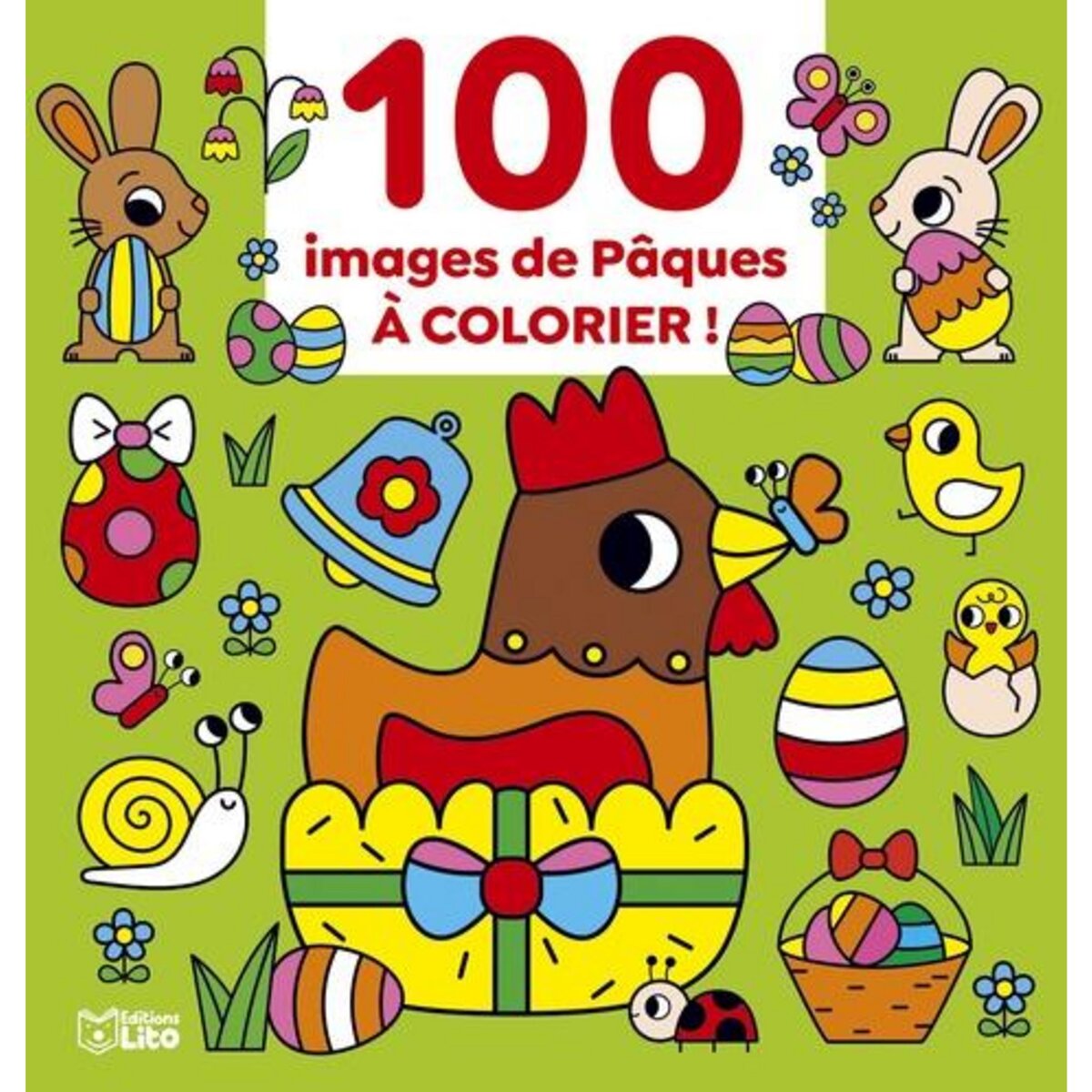 100 IMAGES DE PAQUES A COLORIER ! , Jacqué Isabelle