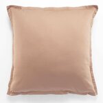 BATON ROUGE Taie d'oreiller 1pcs 65x65cm 100% satin de coton 110fils rose