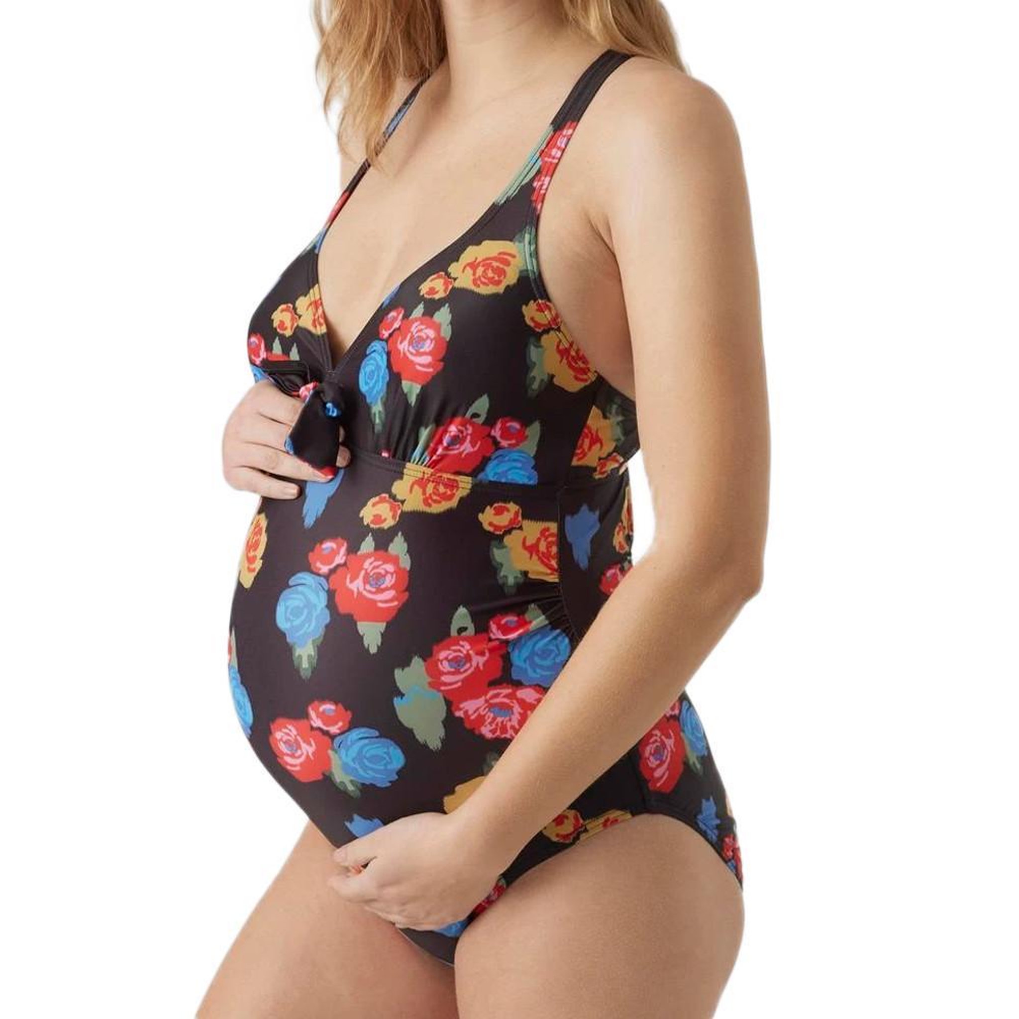 Voir la diapositive 1 : MAMALICIOUS Maillots de bain de Grossesse  Femme Mamalicious Bow Flower