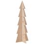 Voir la diapositive 5 : VIDAXL Arbre de Noël en bois pour decoration 112 cm bois massif de pin