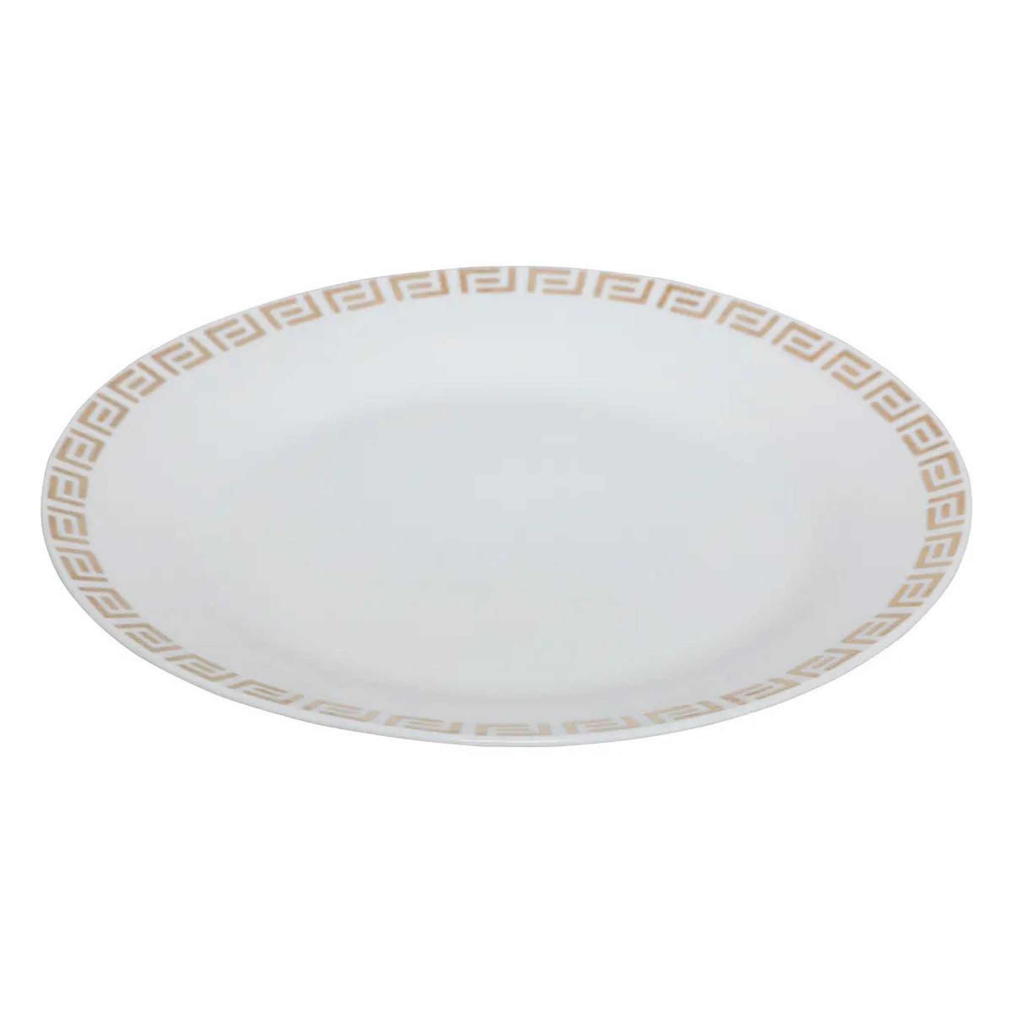 Voir la diapositive 2 : SECRET DE GOURMET Lot de 6 assiettes plates  aya  27cm blanc