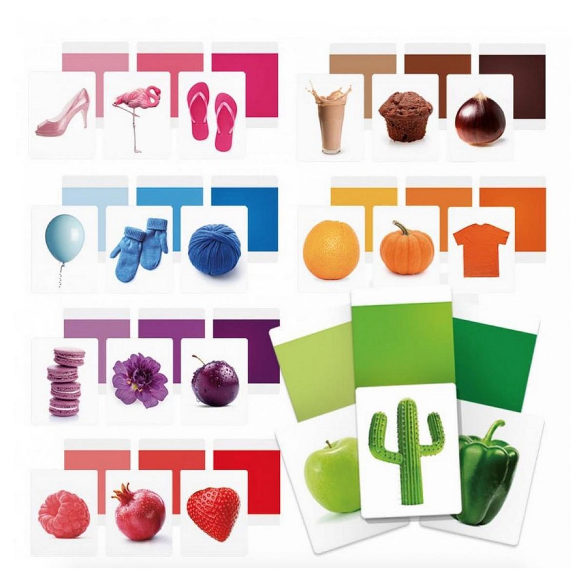 HEADU flashcards color montessori