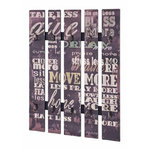 Paris Prix Patère Murale Vintage  Give  100cm Violet