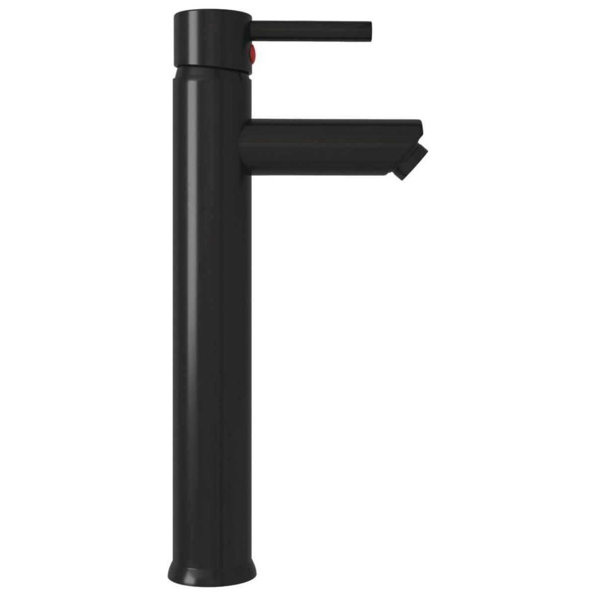 VIDAXL Lavabo de bain avec robinet et drain a poussoir Verre trempe