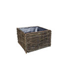 Jany Carré Potager en Noisetier - Dimensions L.80xI.80xH.60 cm - Made in Europe