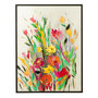 Voir la diapositive 1 : Paris Prix Tableau Déco  Wild Flower  92x122cm Multicolore