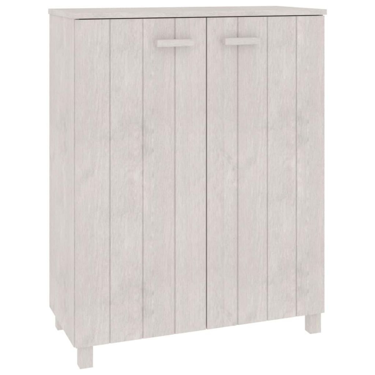 VIDAXL Armoire a chaussures HAMAR Blanc 85x40x108 cm Bois de pin