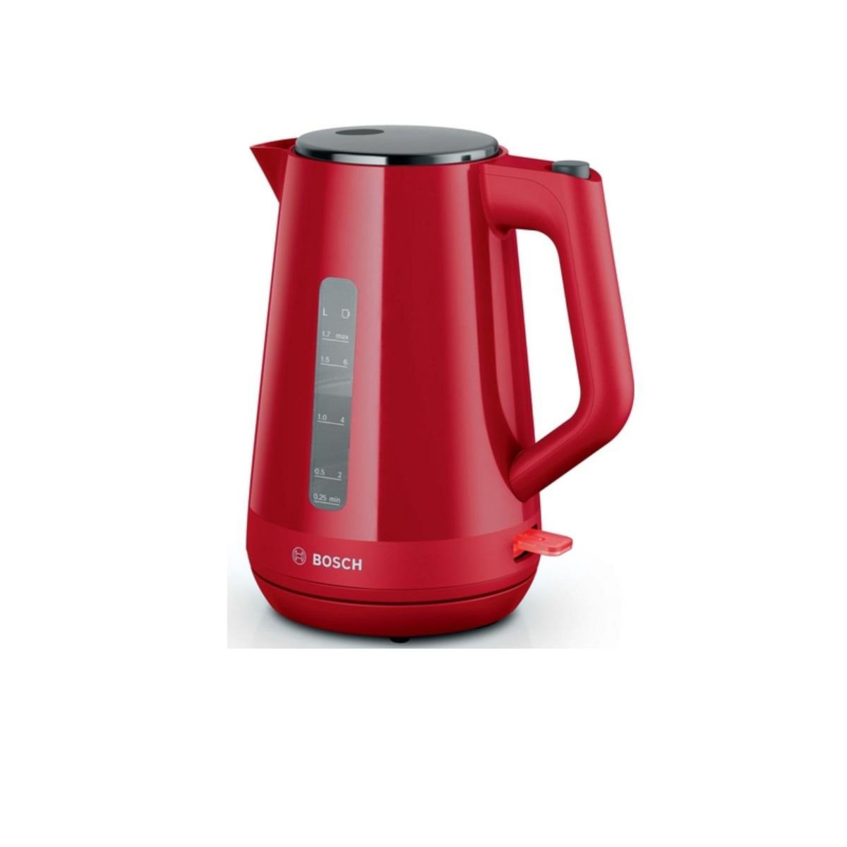 BOSCH Bouilloire électrique 1.7l 2400w rouge - TWK1M124