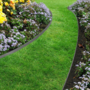 Voir la diapositive 4 : ID MARKET Bordurette de jardin flexible 8 M gris anthracite hauteur 12 cm + 24 piquets